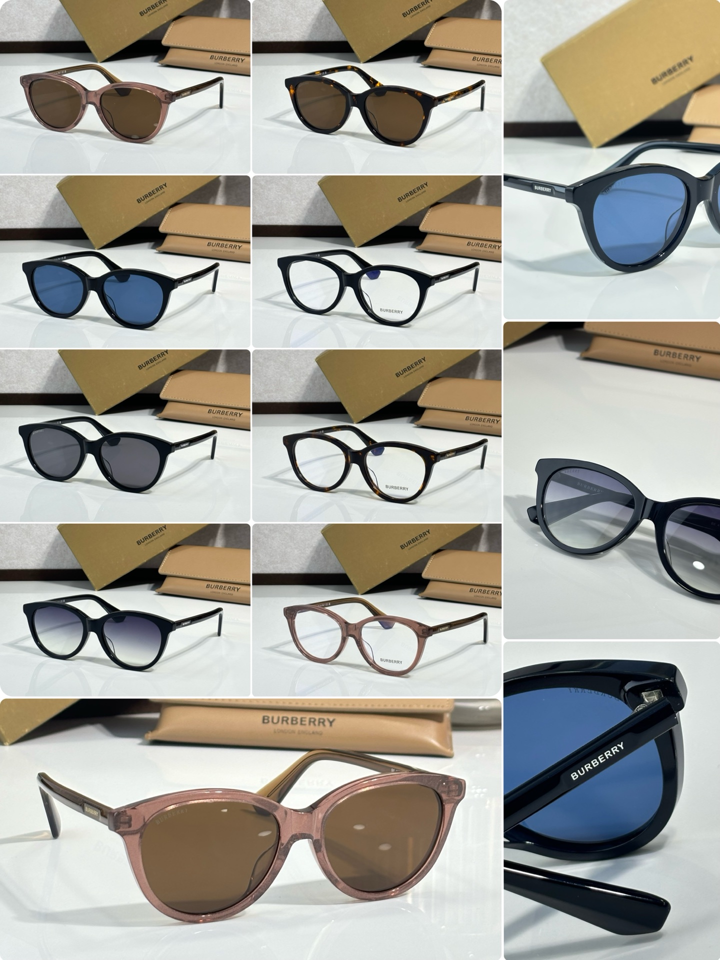 BURBERR* MODEL：BE4455F SIZE：55口17-145