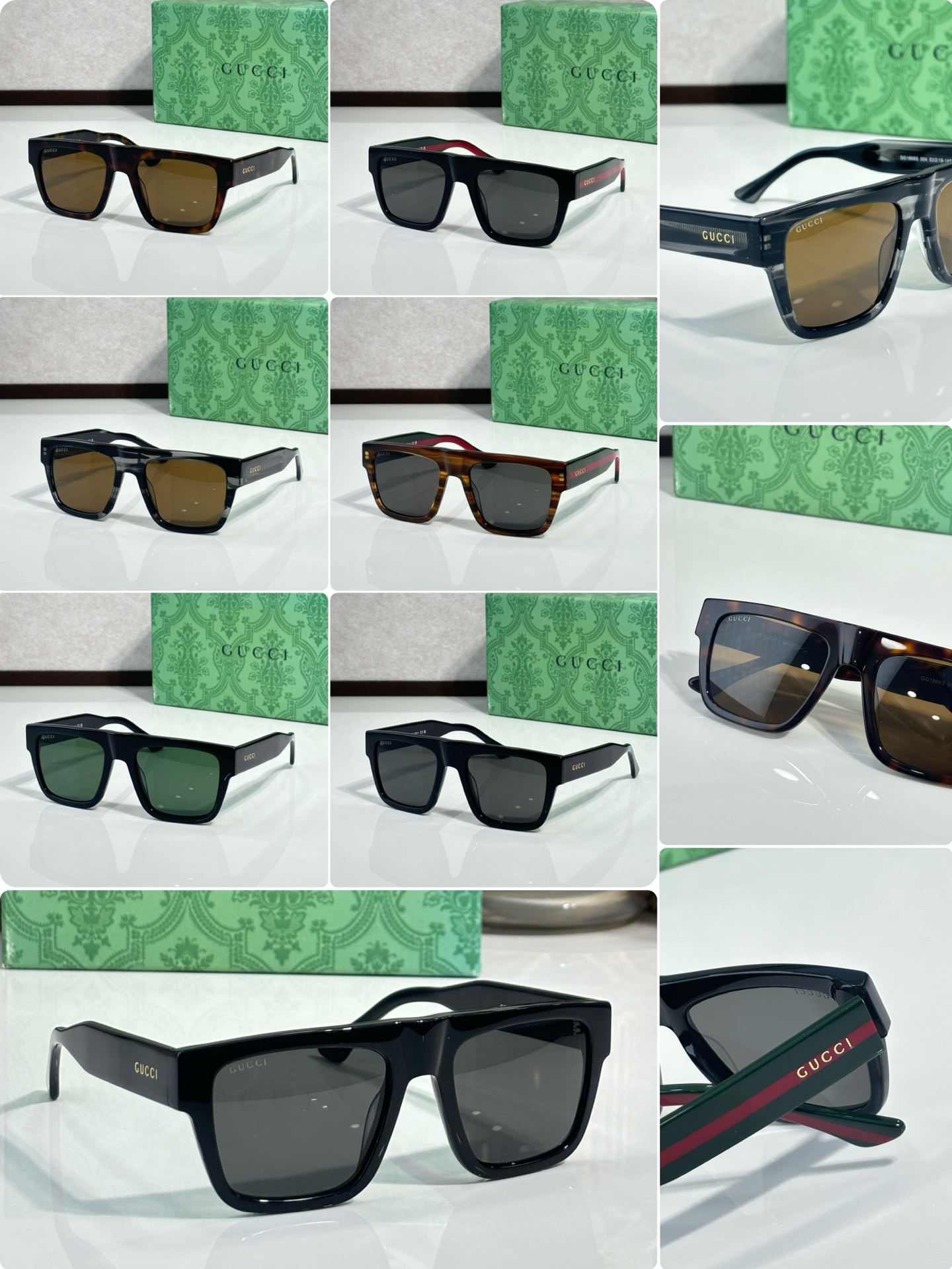 GUCC* MODELO: GG1868S Talla: 53口19-145