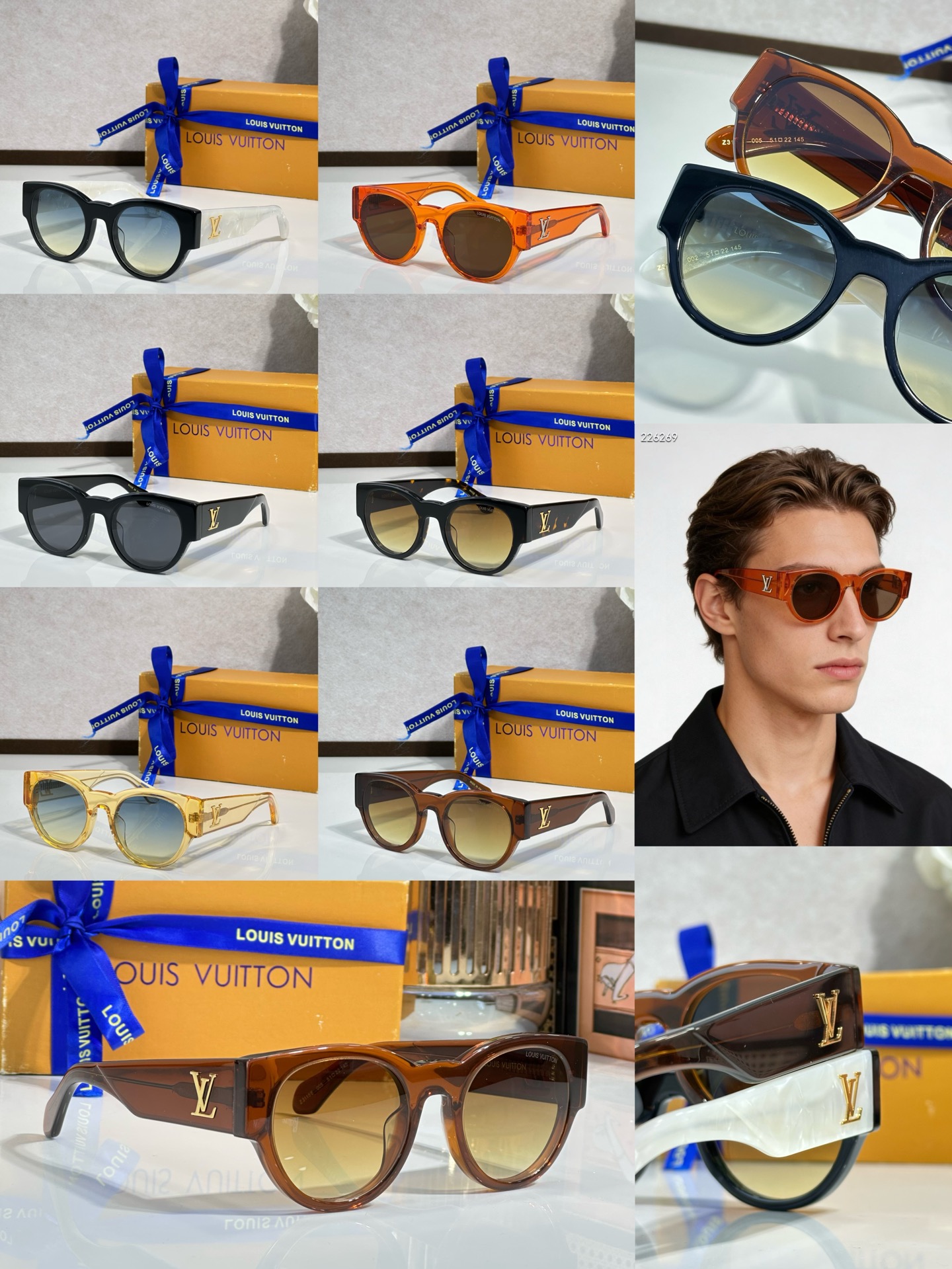 LOUIS VUITTO* MODELO: Z3115E TALLA: 51口22-145