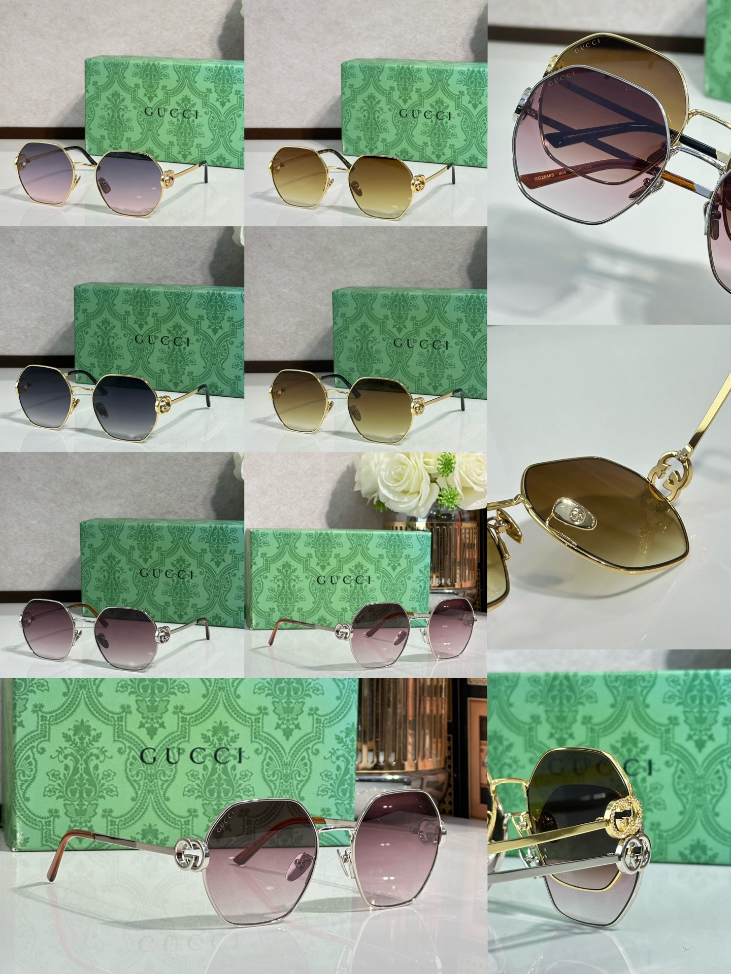 GUCC* MOD：GG2046S Talla：58口20-135