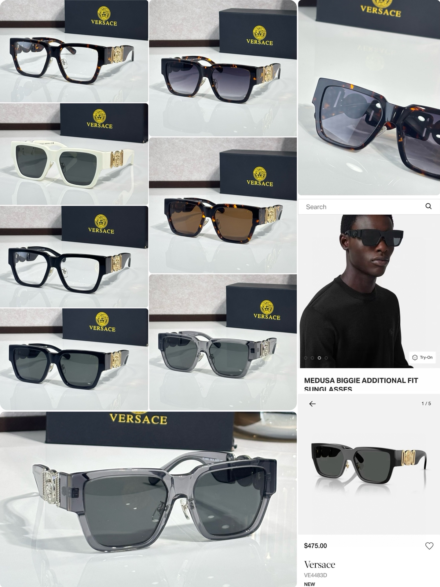 VERSAC* MODELO: VE 4483D TALLA: 55口17-145