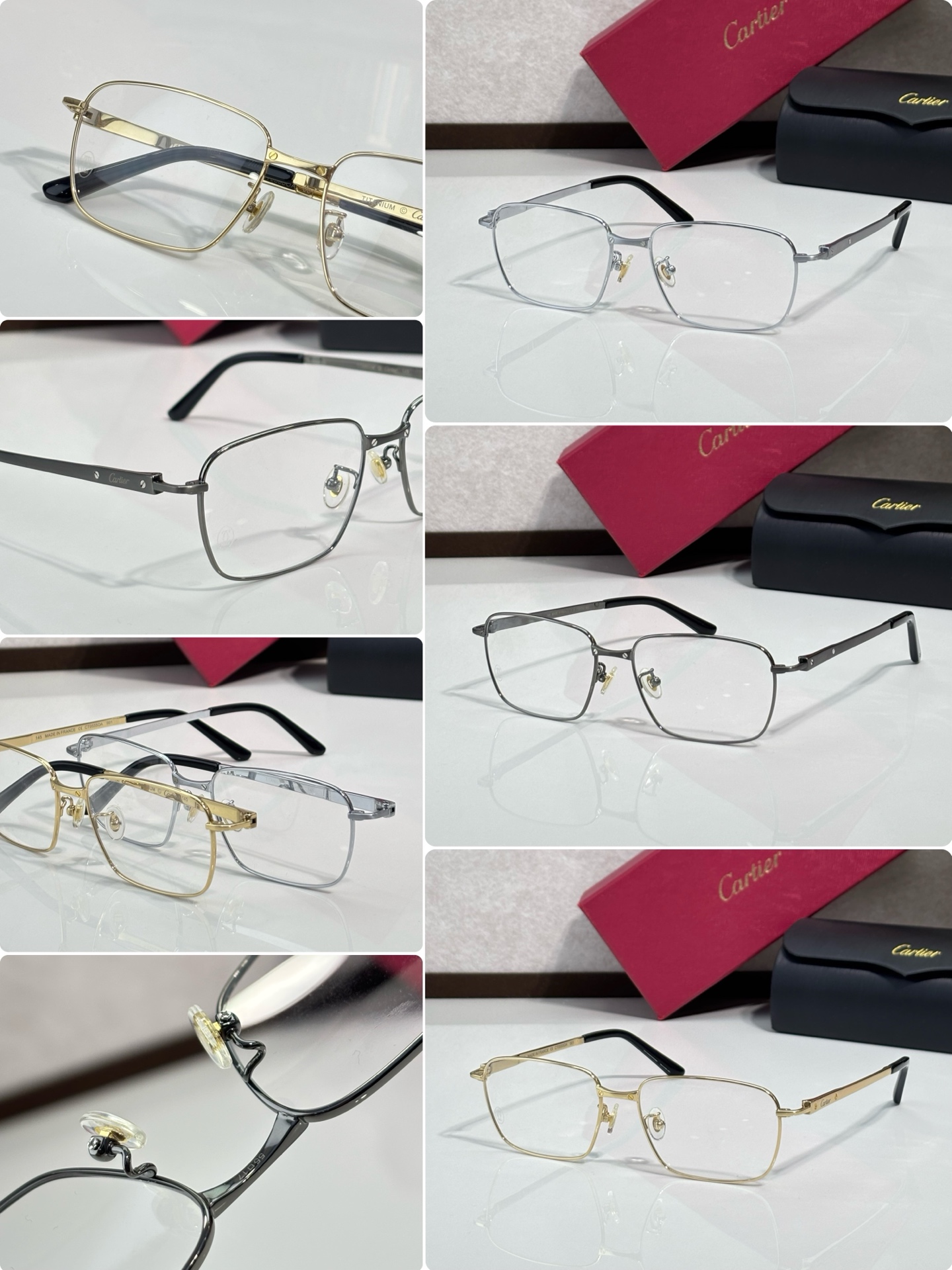 Cartie* MODELO: CT0555OA TALLA: 55口17-145 Titanio puro