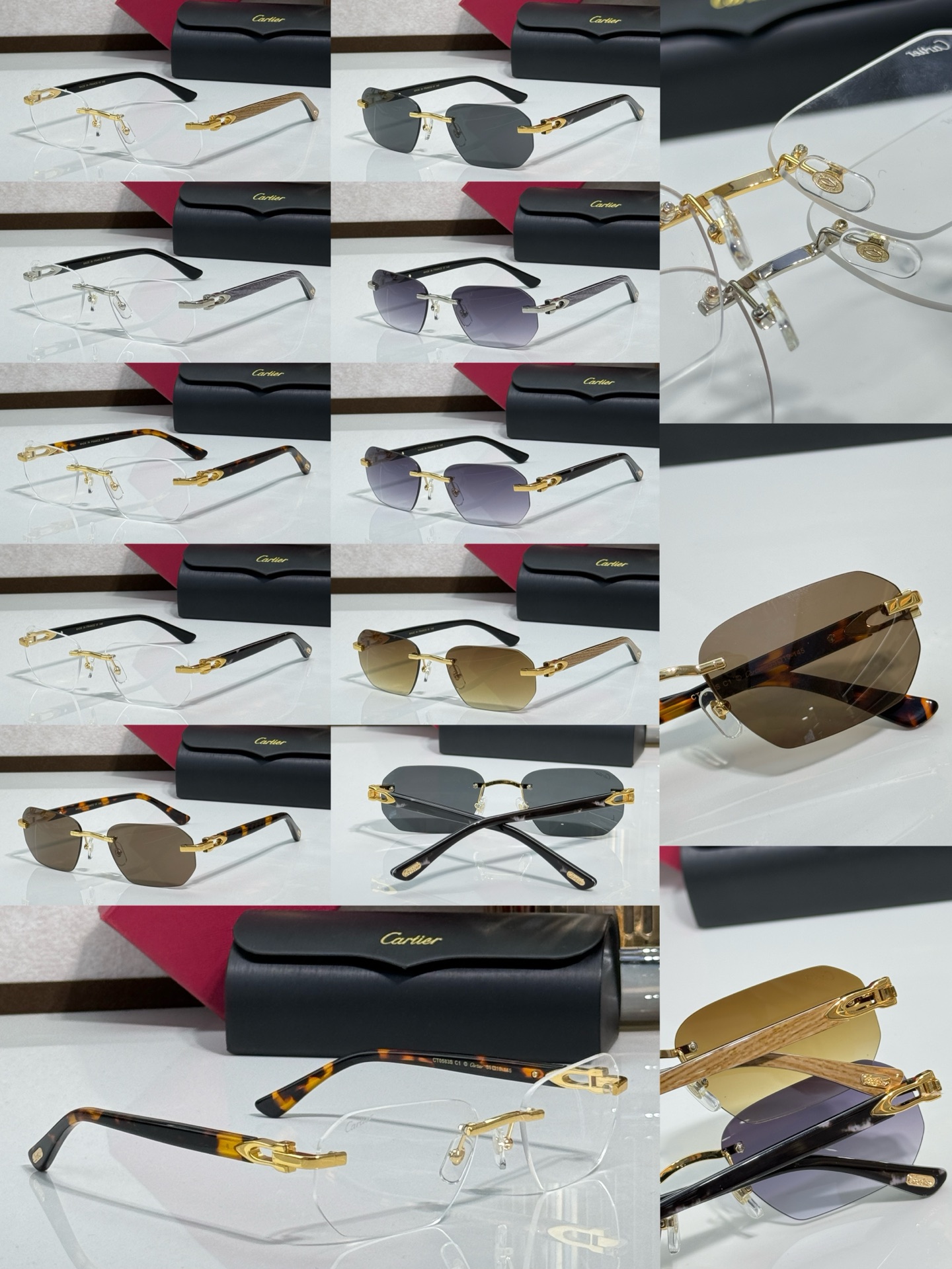 Cartie* MOD：CT0583S Talla：55口19 145