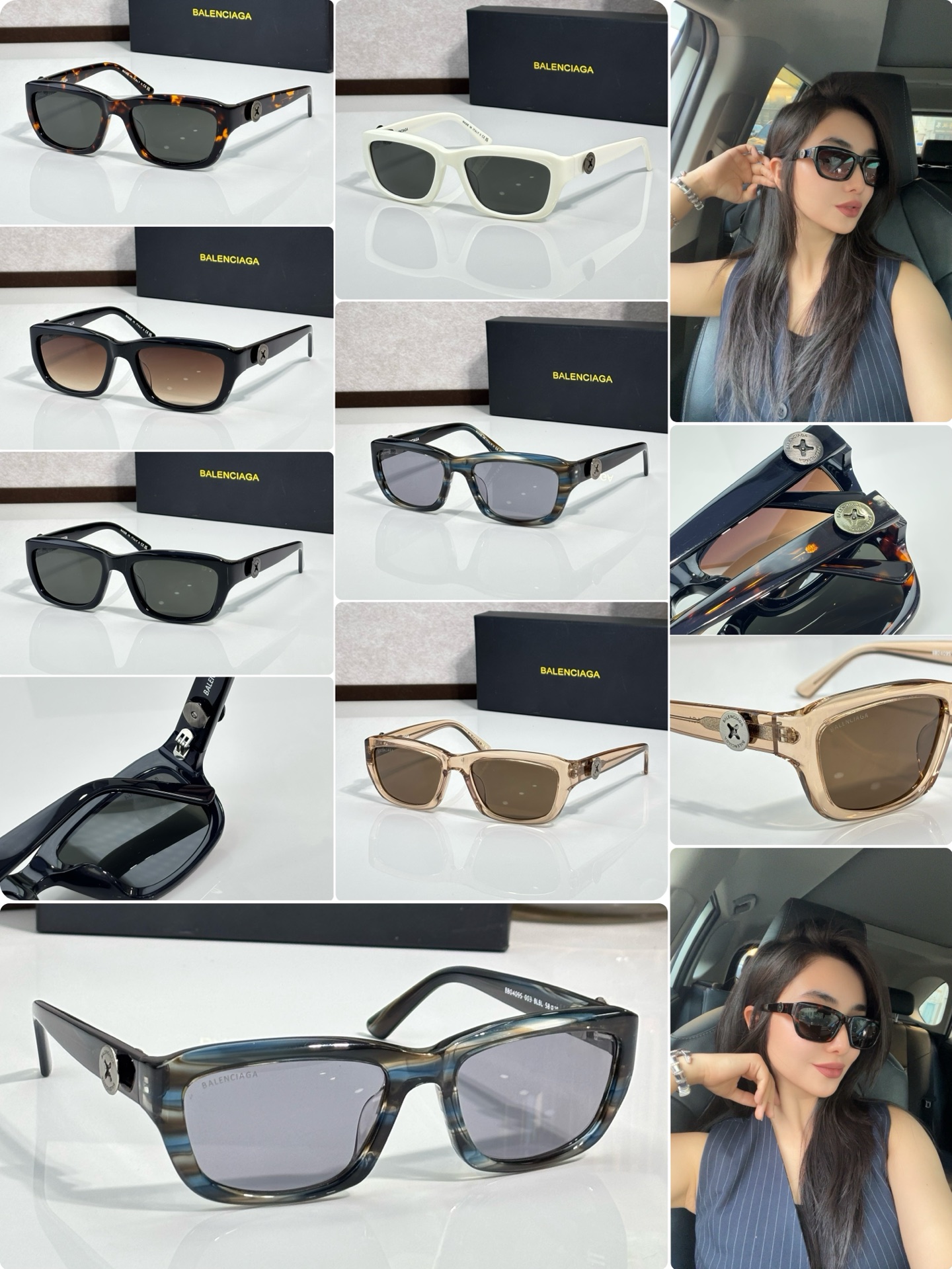 BALENCIAG* Mod: BB0409S TALLA: 58口18-140