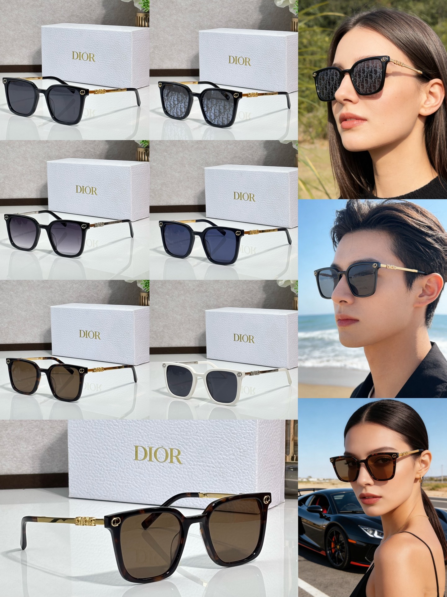 DIO* MODELO: DiorOblipue D6U TALLA: 52口22-145