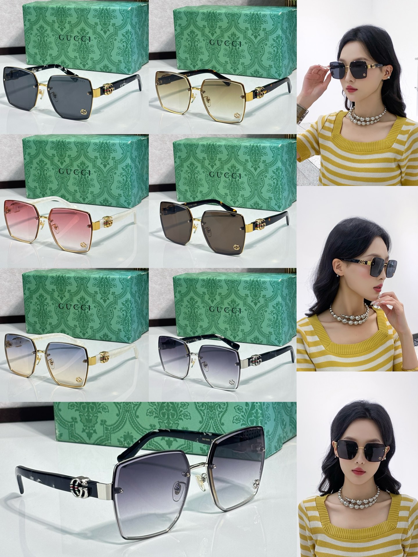 GUCC* MOD:GG1548S Size:62口16 145
