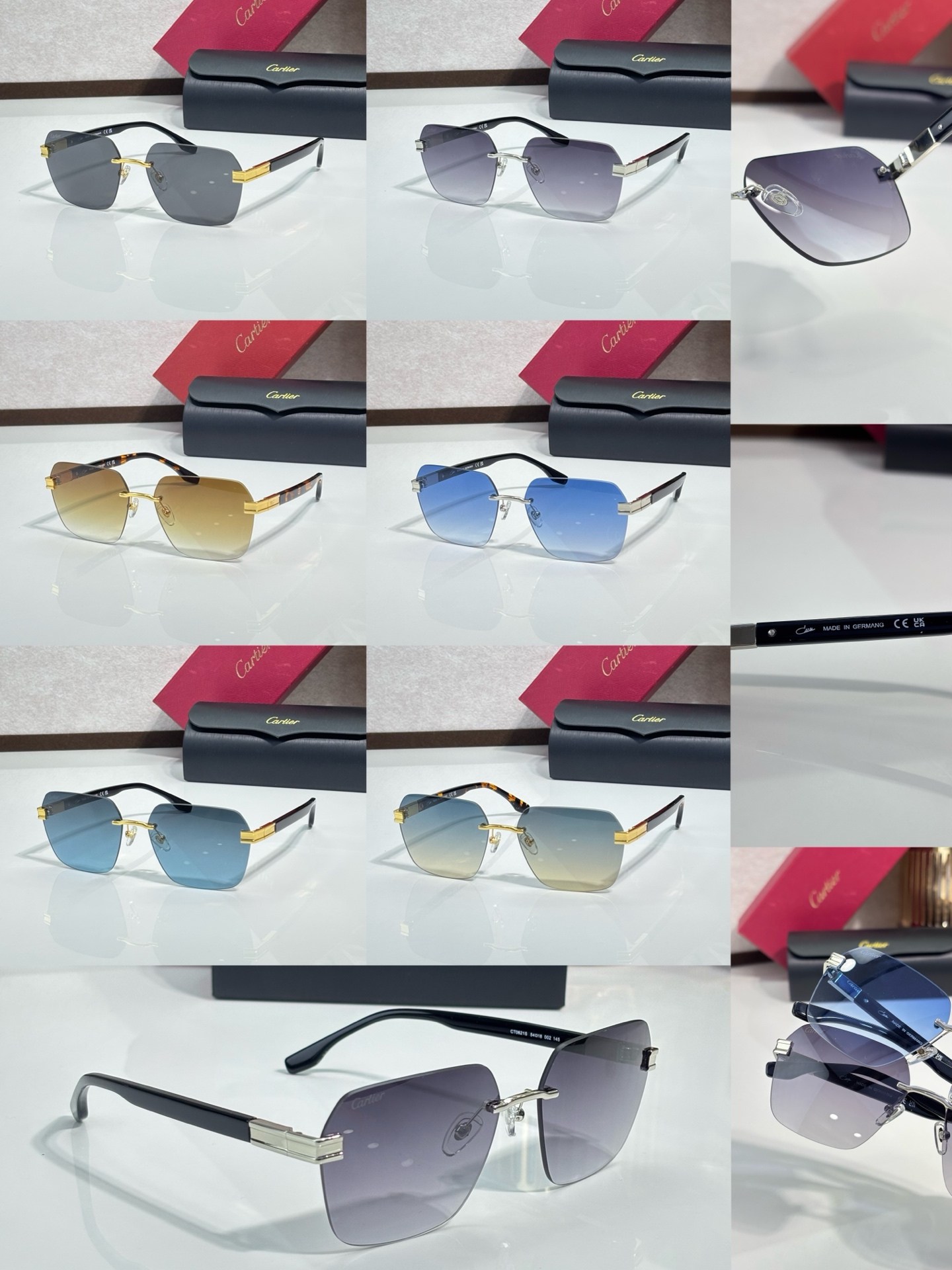 Cartier * MODEL: CT0621S Size：54口18-145