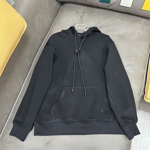 from China 2023 Louis Vuitton Clothing Hoodies Fluorescent Green Cotton Fall Collection Hooded Top