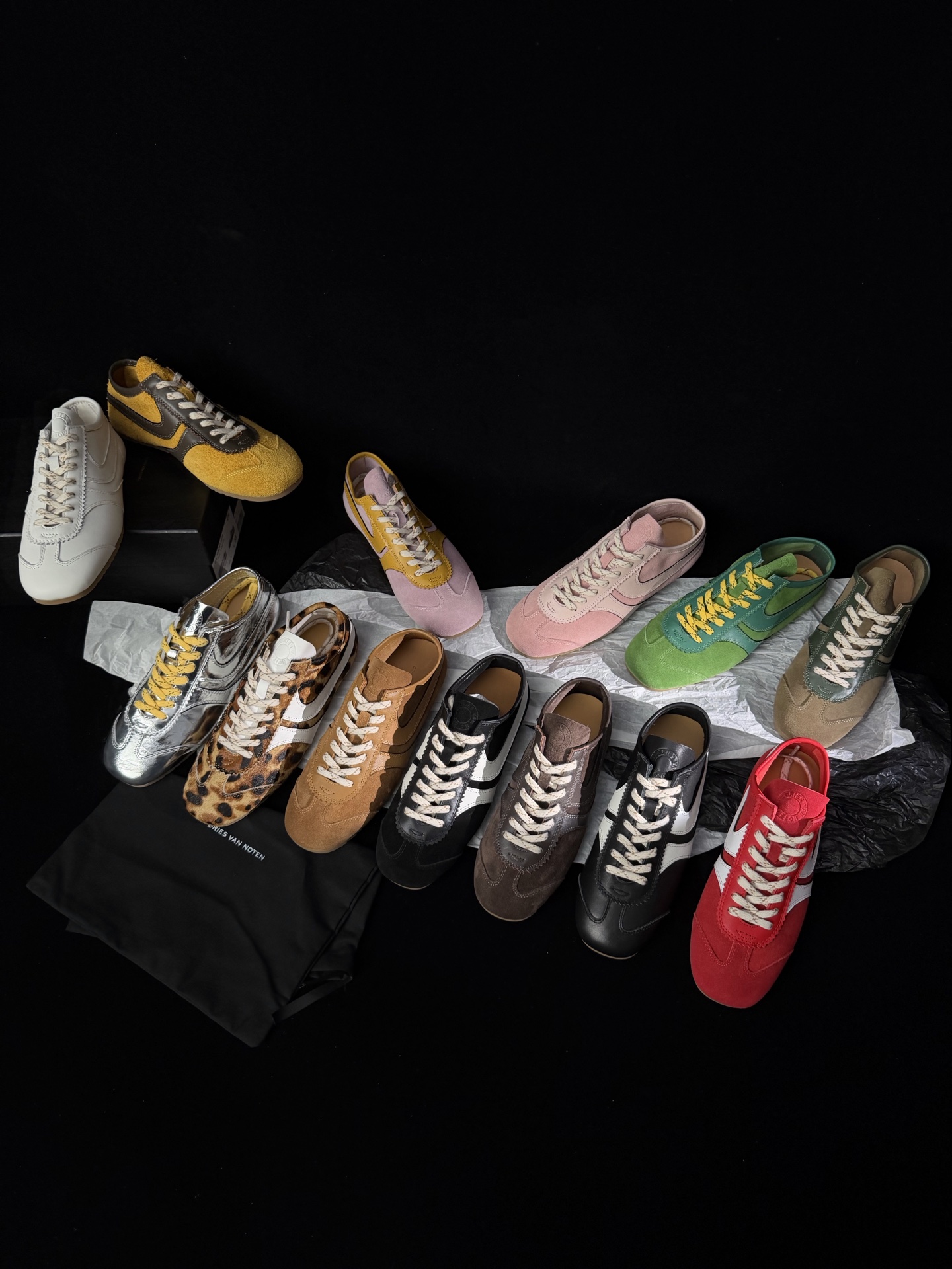 NO:883262,Dries Van Noten retro moral training color combination chart, more color updates, casual shoes/sports shoes, sneakers19860909Dries Van Noten复古德训颜色组合图,更多颜色更新ing,休闲鞋/运动鞋,sneakers,Women's Shoes