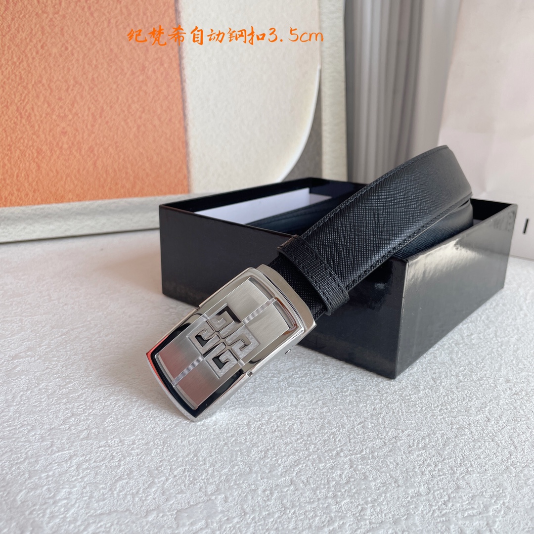 纪梵希手感细腻柔软搭配纯钢自动精品扣