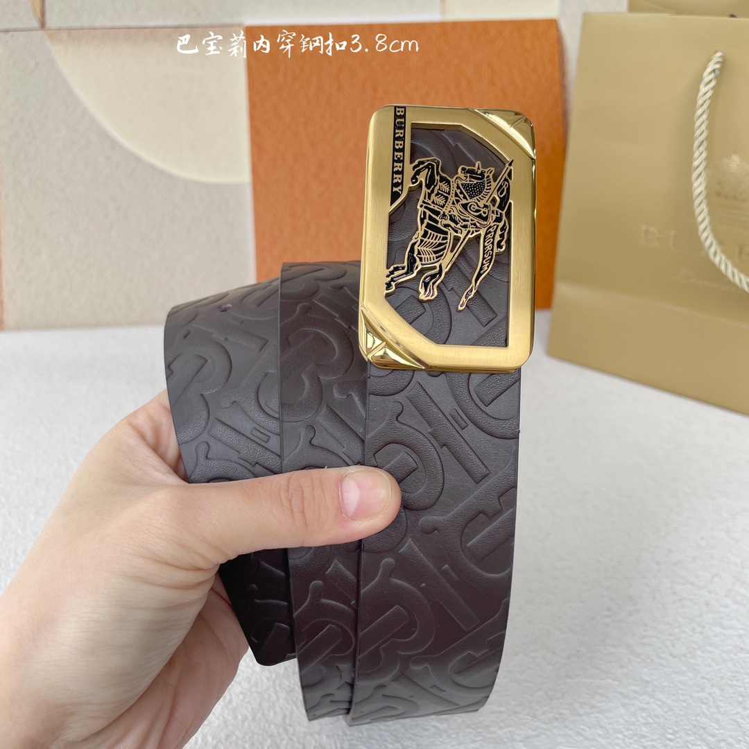 巴宝莉经典原单品质双面压花纹搭配原单精品钢扣精工制作细节看图实物拍摄高端奢华宽度3.8cm