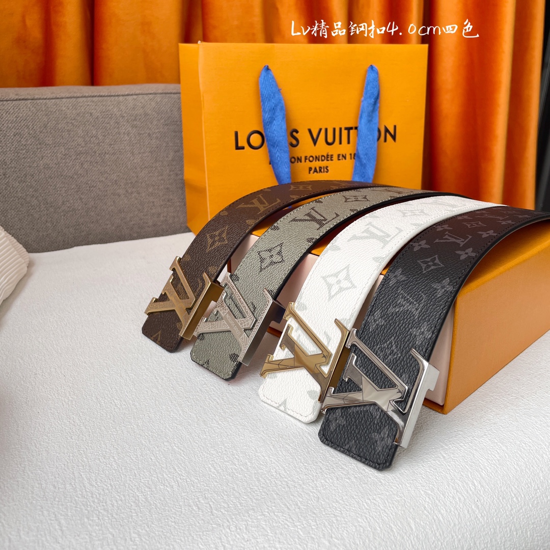 Lv classic print 4.0cm four colors