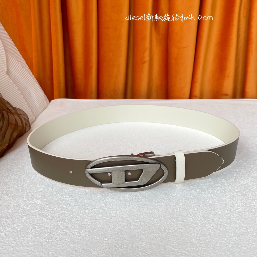 “Diesel’s New Cortex Belts with Refined Rotation Buttons, 4.0 cm Wide” - 图片 5
