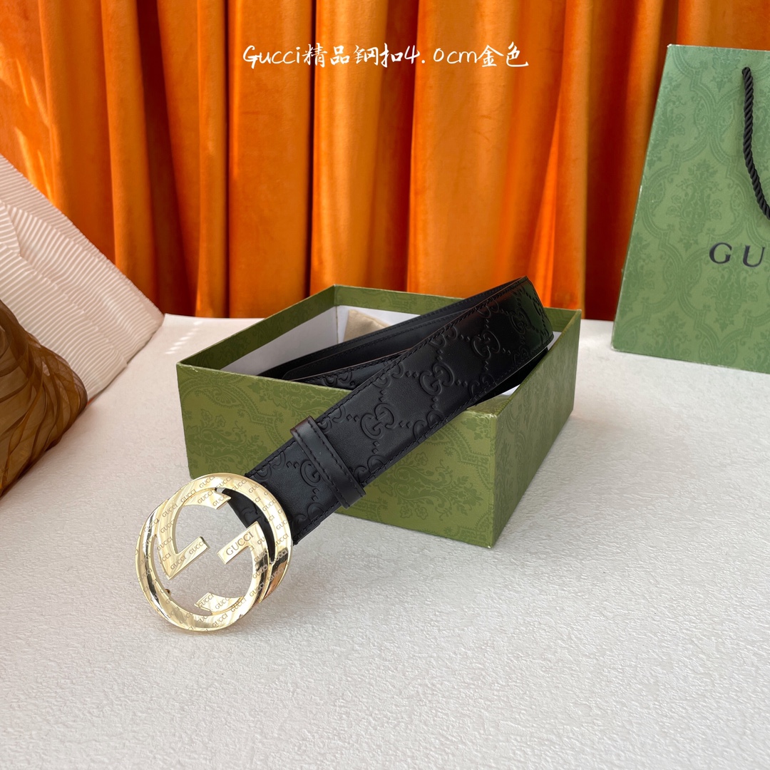 NO:140171,Original Gucci Classic imported original embossed surface with original leather base Premium steel buckle Width 4.0 cm Classic never out of style Trendy and elegant Fashionable and versatile, belt, gucci19860909原单  Gucci 经典款进口原厂压花面 搭配原版皮底 精品钢扣 宽4.0 Cm 经典永不过时款 潮流大方 时尚百搭,皮带,gucci,Belt