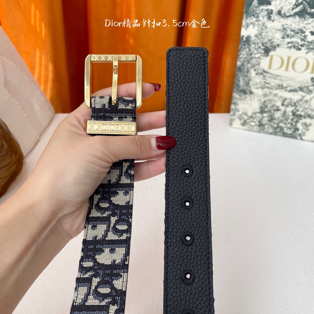 Dior belt Dior “DIOR” 3.5cm — photo 4