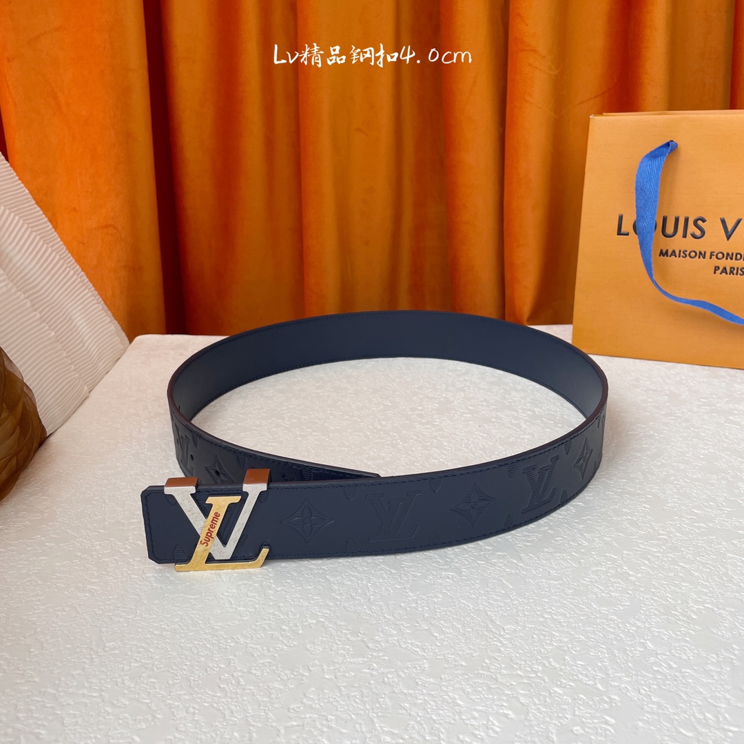 【LOUIS VUITTON驴牌】经典原单品质 经典压花面平纹皮底 搭配原单精品钢扣
