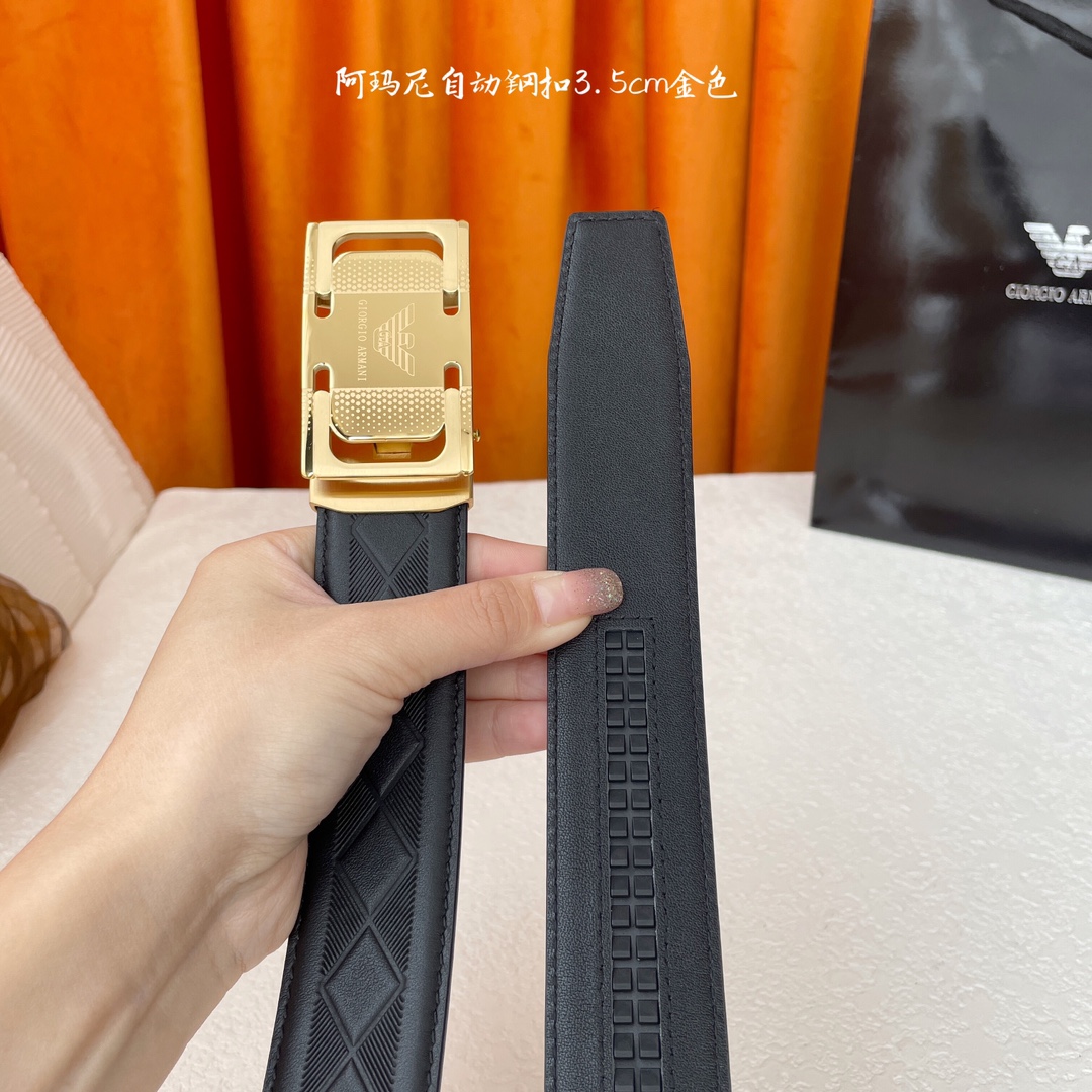 ARMANI bälte automatisk 3 5cm — photo 4