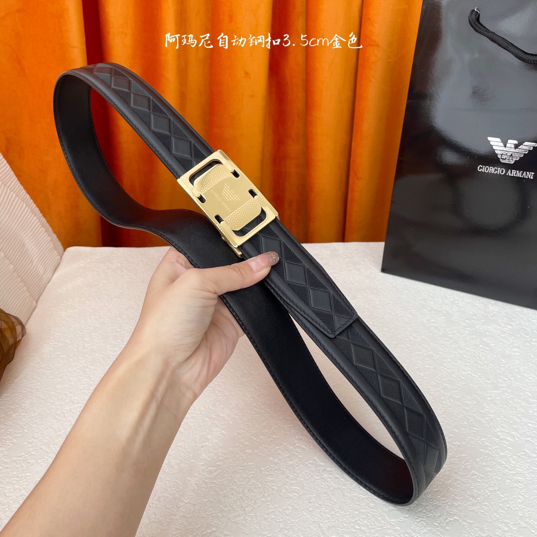 ARMANI bälte automatisk 3 5cm — photo 6