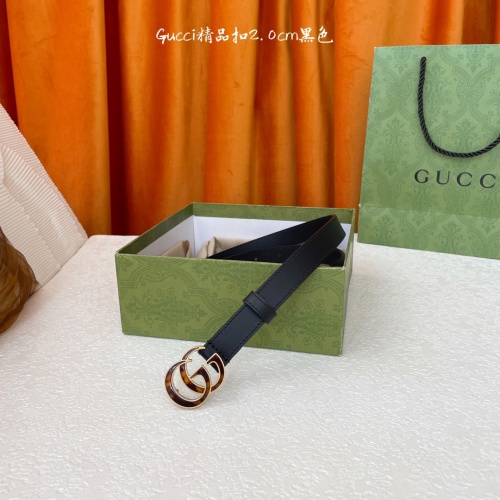 Gucci Women's GG Buckle Fine Leather Belt - Classic & Elegant, 2.0cm Width