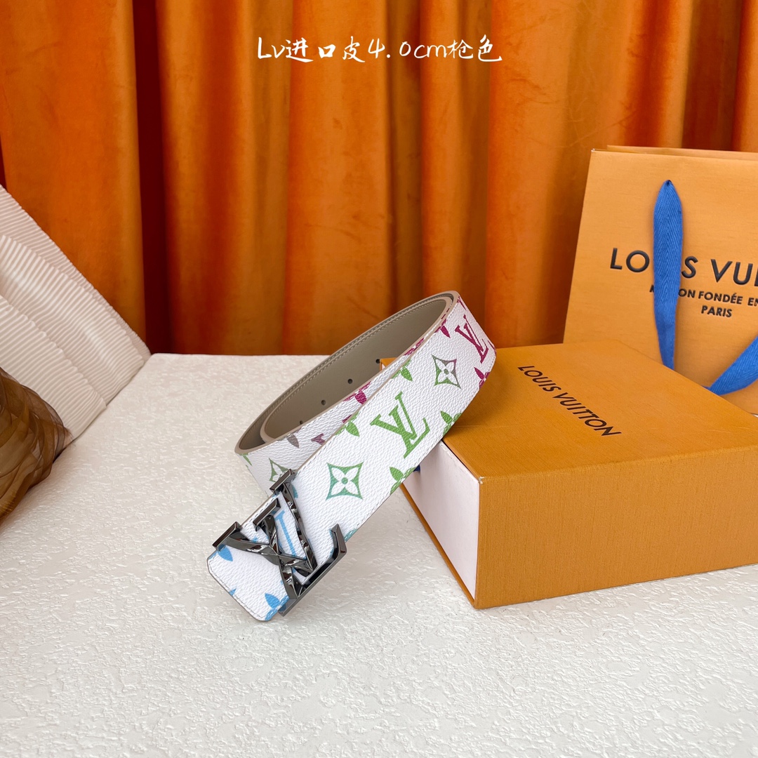 LOUIS VUITTON驴牌经典原单品质新款印花面平纹皮底搭配原单精品钢扣