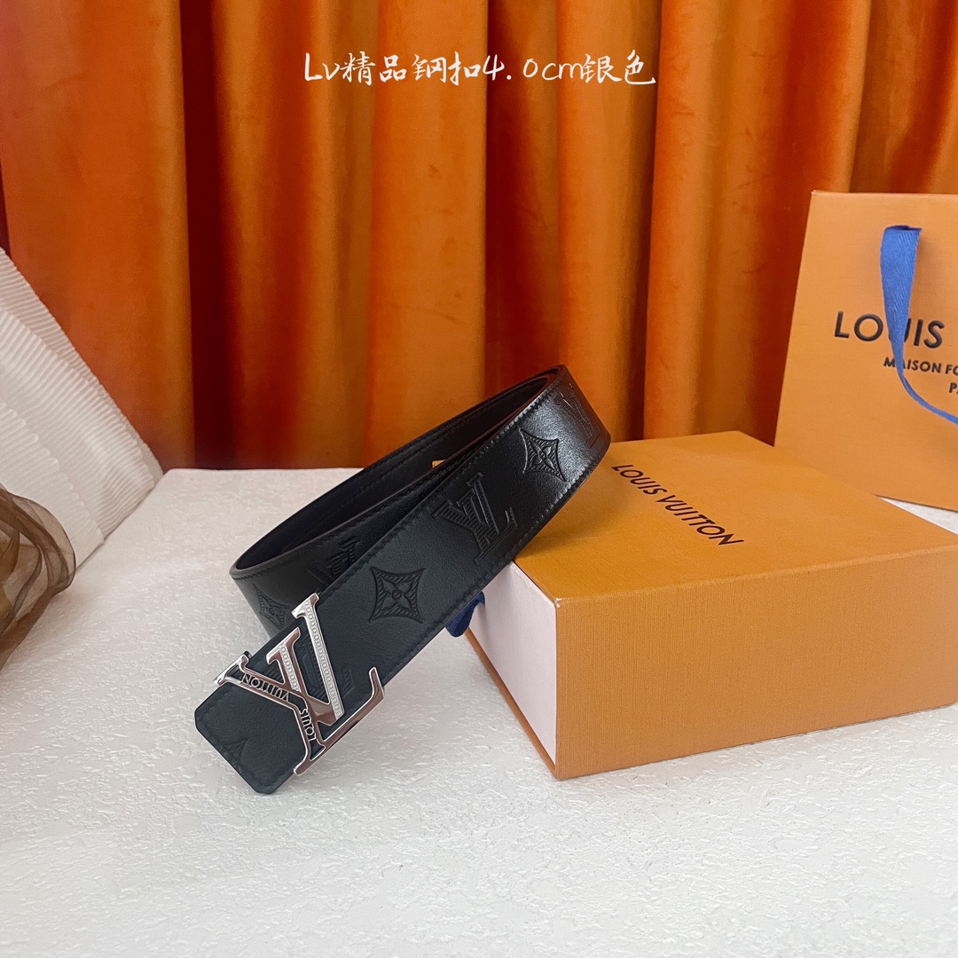  🆕Louis Vuitton㊣ 新款, 纯钢五金，原单精品小牛皮，搭配精品钢扣，宽4.0cm。