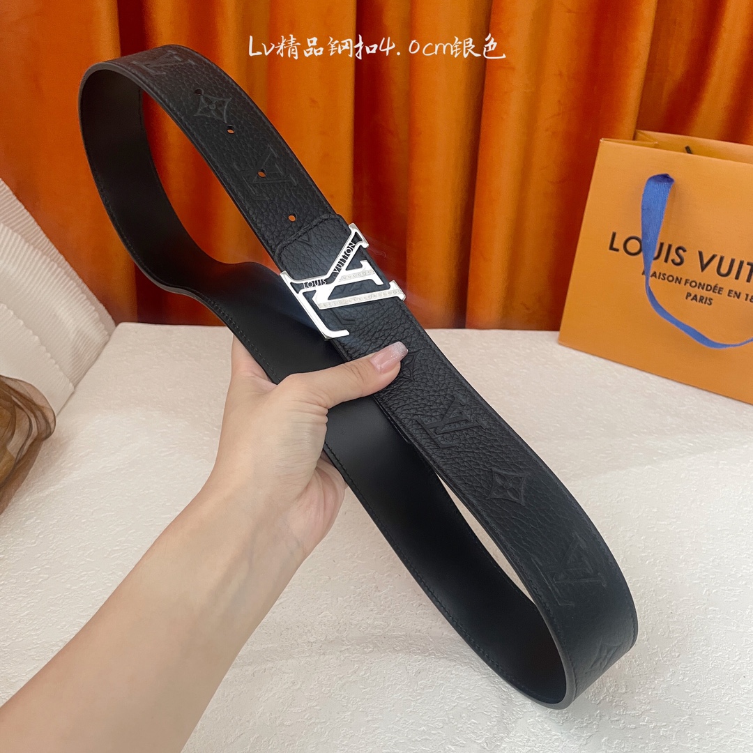  🆕Louis Vuitton㊣ 新款, 纯钢五金，原单精品小牛皮，搭配精品钢扣，宽4.0cm。