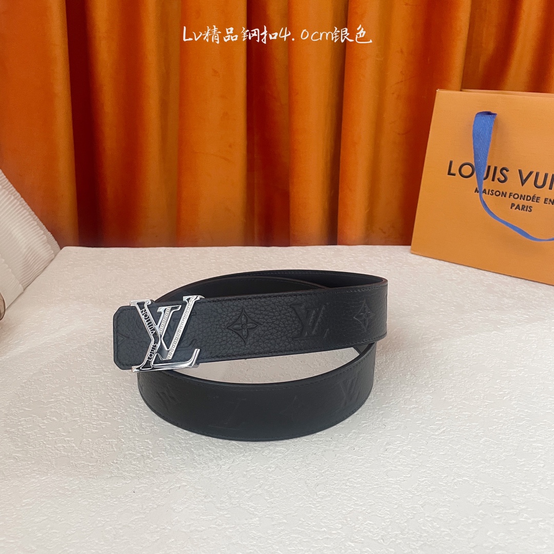  🆕Louis Vuitton㊣ 新款, 纯钢五金，原单精品小牛皮，搭配精品钢扣，宽4.0cm。