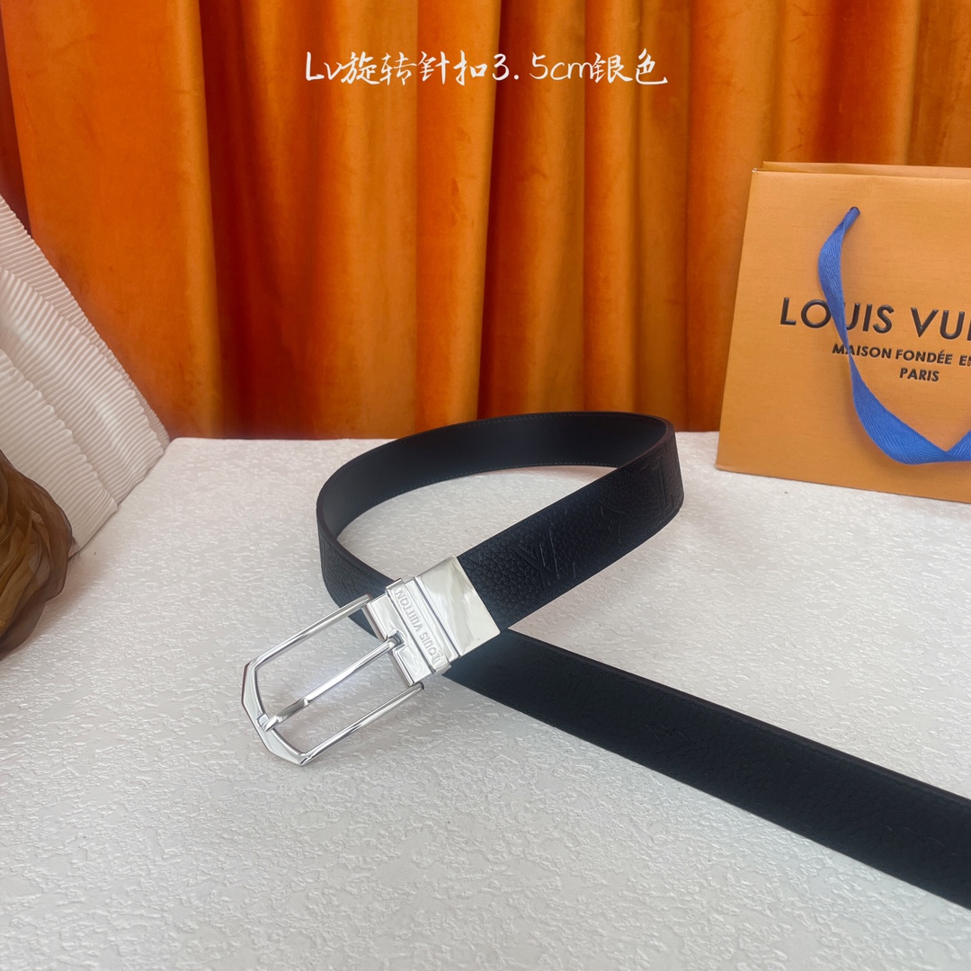 🅿️170【LOUIS VUITTON驴牌】：经典原单品质，经典压花面原版平纹底，搭配原单精品旋转针扣，精工制作，细节看图，实物拍摄，高端奢华，宽度3.5cm