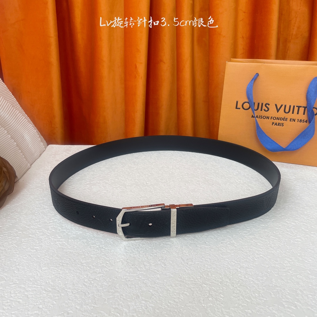 🅿️170【LOUIS VUITTON驴牌】：经典原单品质，经典压花面原版平纹底，搭配原单精品旋转针扣，精工制作，细节看图，实物拍摄，高端奢华，宽度3.5cm