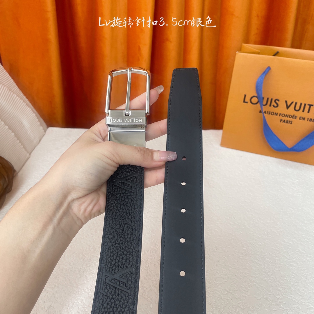 🅿️170【LOUIS VUITTON驴牌】：经典原单品质，经典压花面原版平纹底，搭配原单精品旋转针扣，精工制作，细节看图，实物拍摄，高端奢华，宽度3.5cm