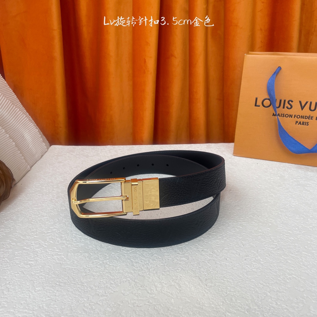 🅿️170【LOUIS VUITTON驴牌】：经典原单品质，经典压花面原版平纹底，搭配原单精品旋转针扣，精工制作，细节看图，实物拍摄，高端奢华，宽度3.5cm