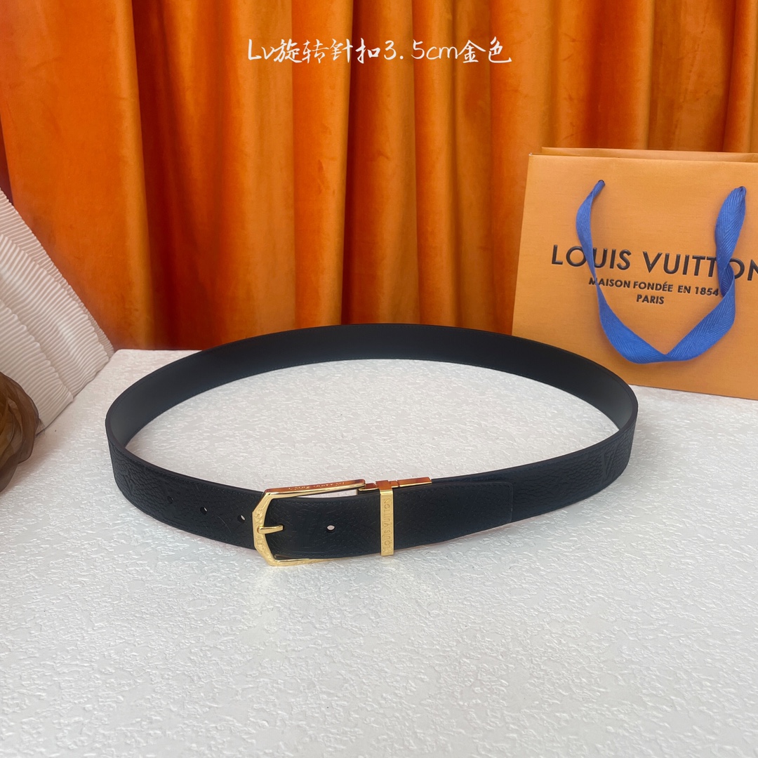 🅿️170【LOUIS VUITTON驴牌】：经典原单品质，经典压花面原版平纹底，搭配原单精品旋转针扣，精工制作，细节看图，实物拍摄，高端奢华，宽度3.5cm