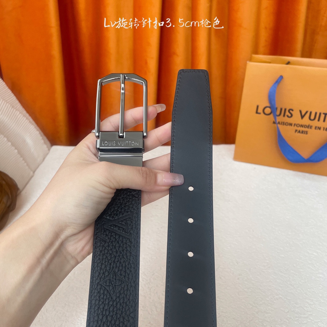 🅿️170【LOUIS VUITTON驴牌】：经典原单品质，经典压花面原版平纹底，搭配原单精品旋转针扣，精工制作，细节看图，实物拍摄，高端奢华，宽度3.5cm