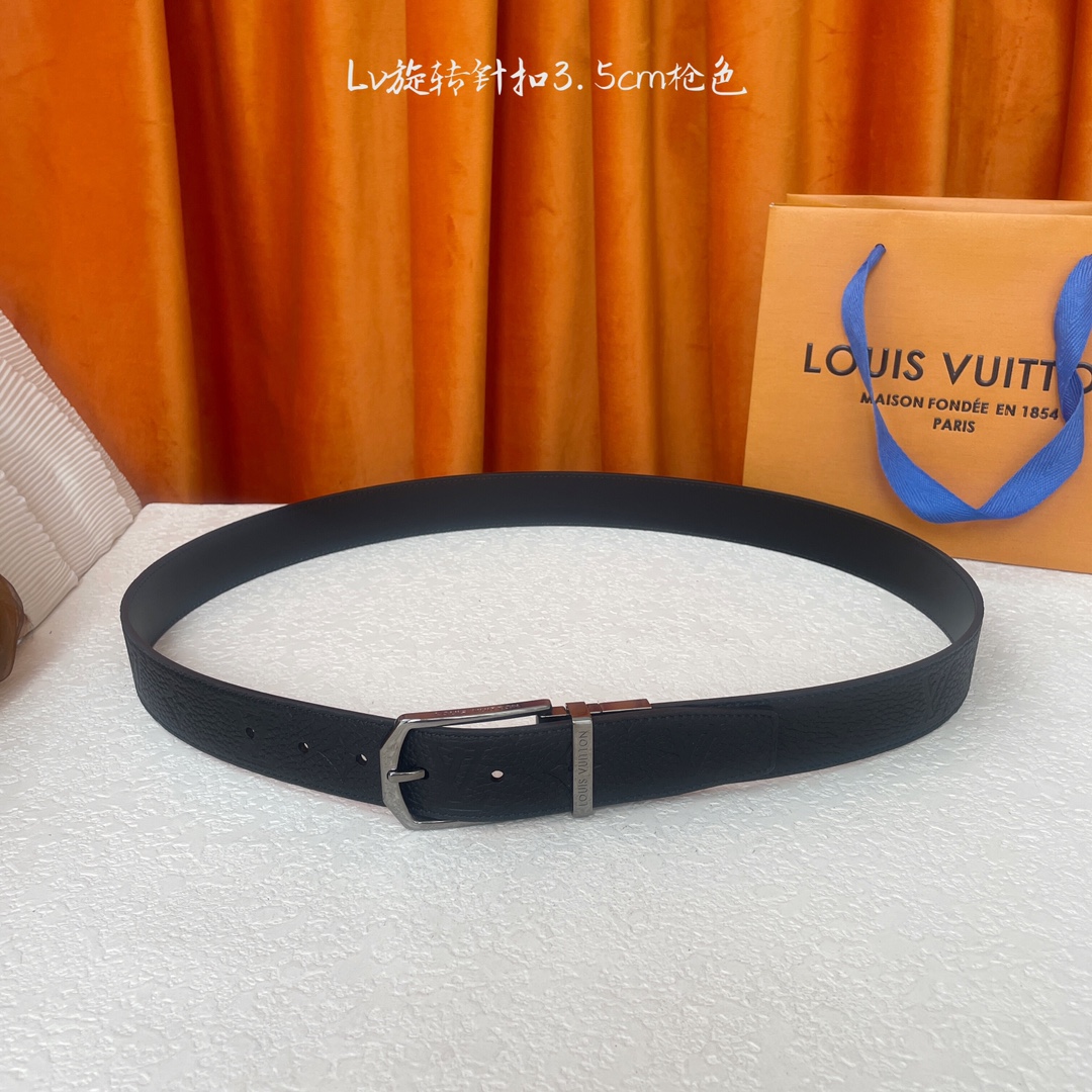 🅿️170【LOUIS VUITTON驴牌】：经典原单品质，经典压花面原版平纹底，搭配原单精品旋转针扣，精工制作，细节看图，实物拍摄，高端奢华，宽度3.5cm