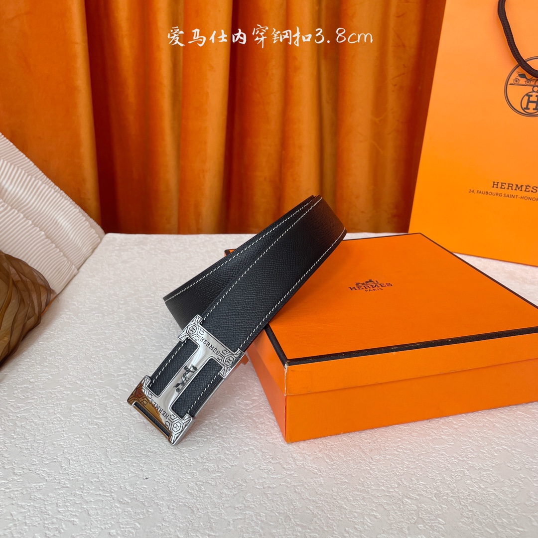 Hermes Style Leather Men's Belts Lookbook Reference image 1