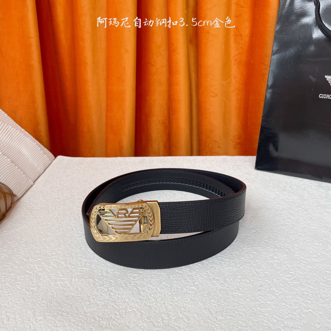 阿玛尼 经典原单品质 小牛皮搭配精品自动钢扣-Chinese UA Cheap High Quatity Brand Clothes Bags handbags Sneakers wholesale wholesaler seller from China Factory suppliers Fashion Clothing Shoes best Quality Beautiful Price 阿玛尼 经典原单品质 小牛皮搭配精品自动钢扣