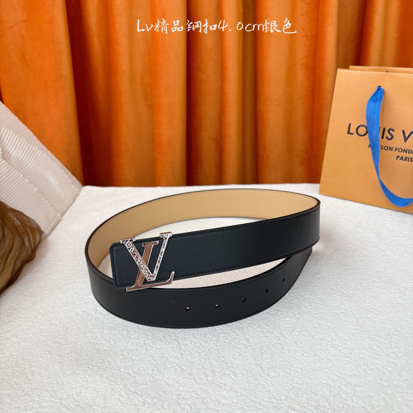 【LOUIS VUITTON驴牌】：经典原单品质，黑杏双面平纹，搭配原单精品钢扣，精工制作，细节看图，实