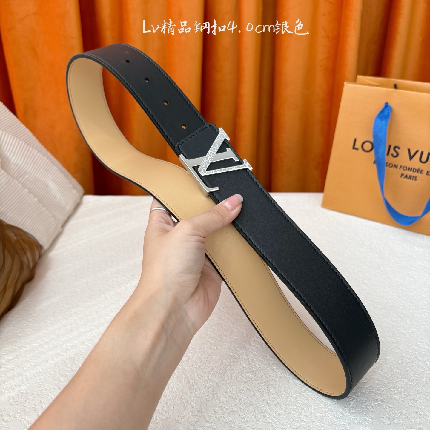 【LOUIS VUITTON驴牌】：经典原单品质，黑杏双面平纹，搭配原单精品钢扣，精工制作，细节看图，实