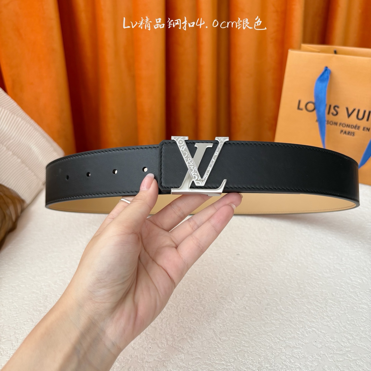 【LOUIS VUITTON驴牌】：经典原单品质，黑杏双面平纹，搭配原单精品钢扣，精工制作，细节看图，实