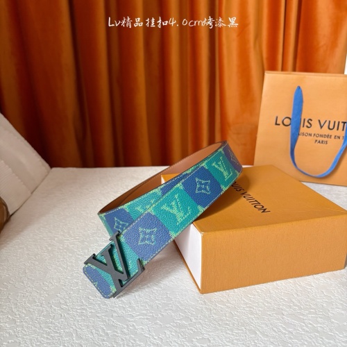 Louis Vuitton Initiales College Monogram Heritage Reversible Belt 4.0cm 1 Louis Vuitton Initiales College Monogram Heritage Reversible Belt 4.0cm
