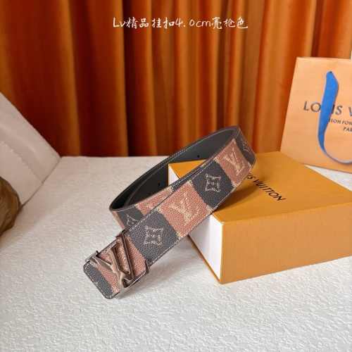 Louis Vuitton Initiales College Monogram Heritage Reversible Belt, 4.0 cm