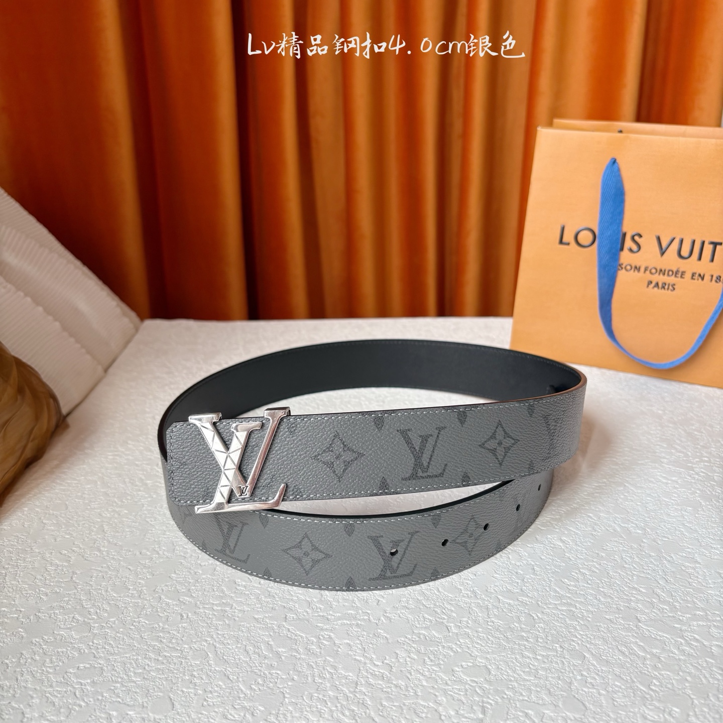 🅿️150【LOUIS VUITTON驴牌】：经典原单品质，经典印花面配原版平纹底，搭配原单精品钢扣，精工制作，细节看图，实物拍摄，高端奢华，宽度4.0cm