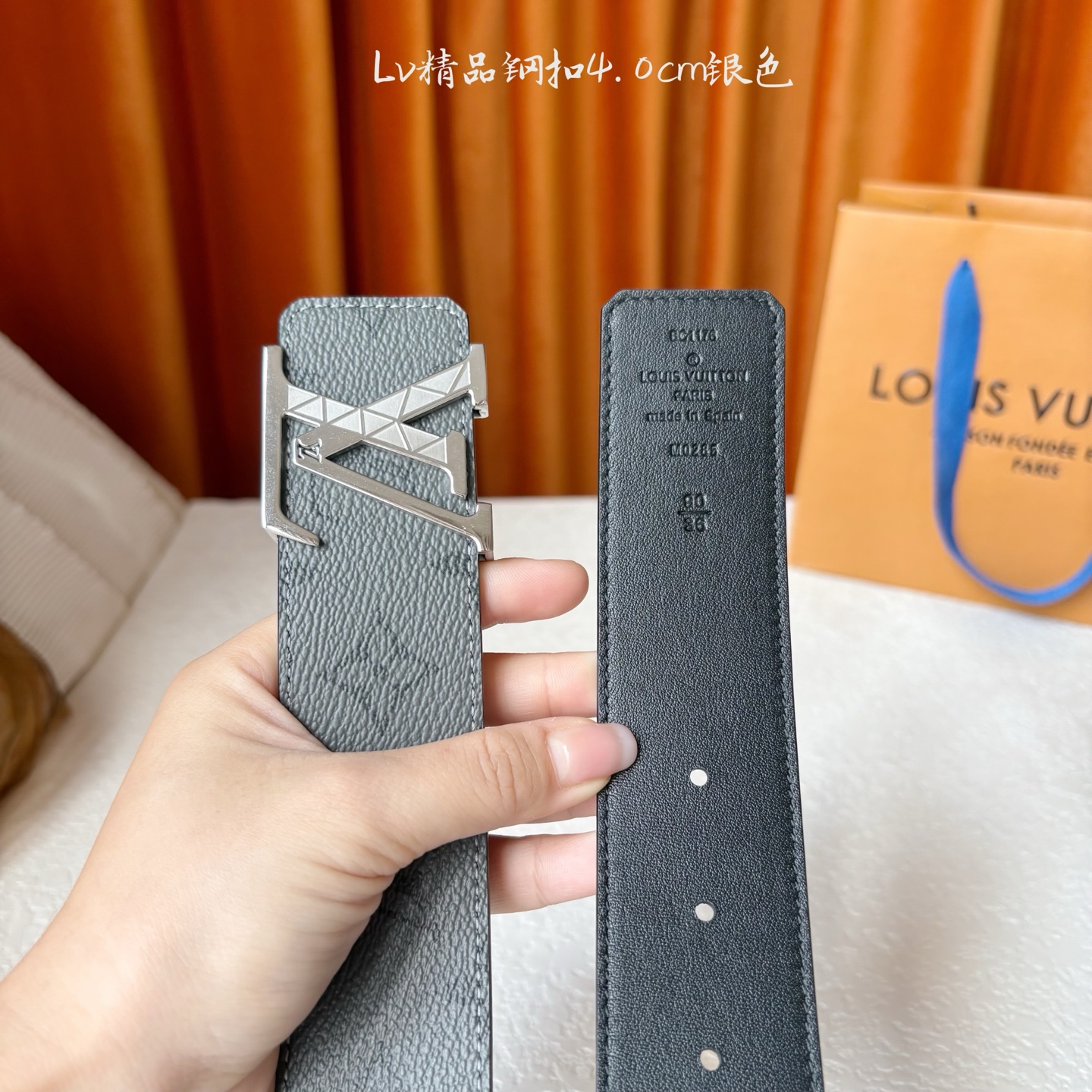 🅿️150【LOUIS VUITTON驴牌】：经典原单品质，经典印花面配原版平纹底，搭配原单精品钢扣，精工制作，细节看图，实物拍摄，高端奢华，宽度4.0cm
