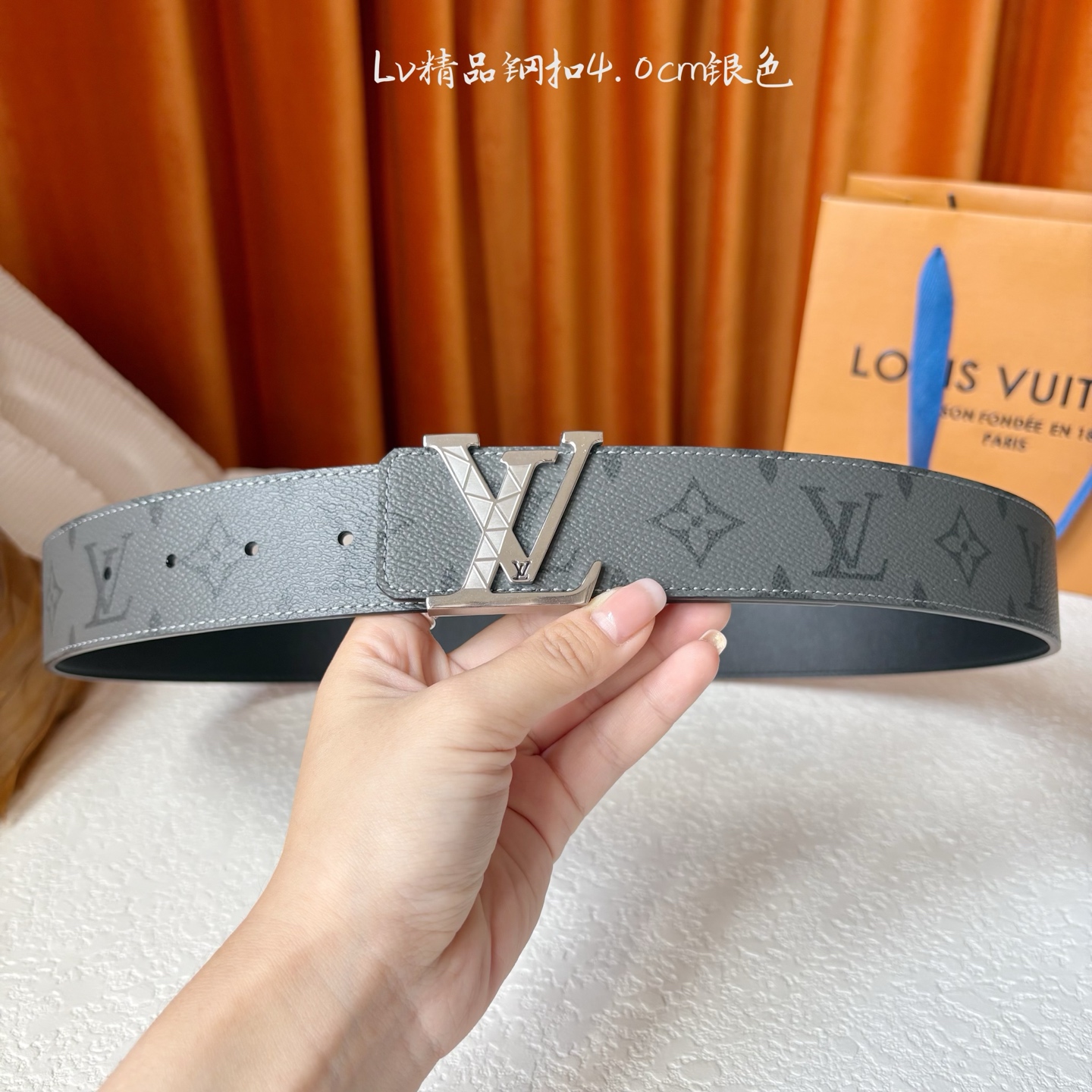 🅿️150【LOUIS VUITTON驴牌】：经典原单品质，经典印花面配原版平纹底，搭配原单精品钢扣，精工制作，细节看图，实物拍摄，高端奢华，宽度4.0cm