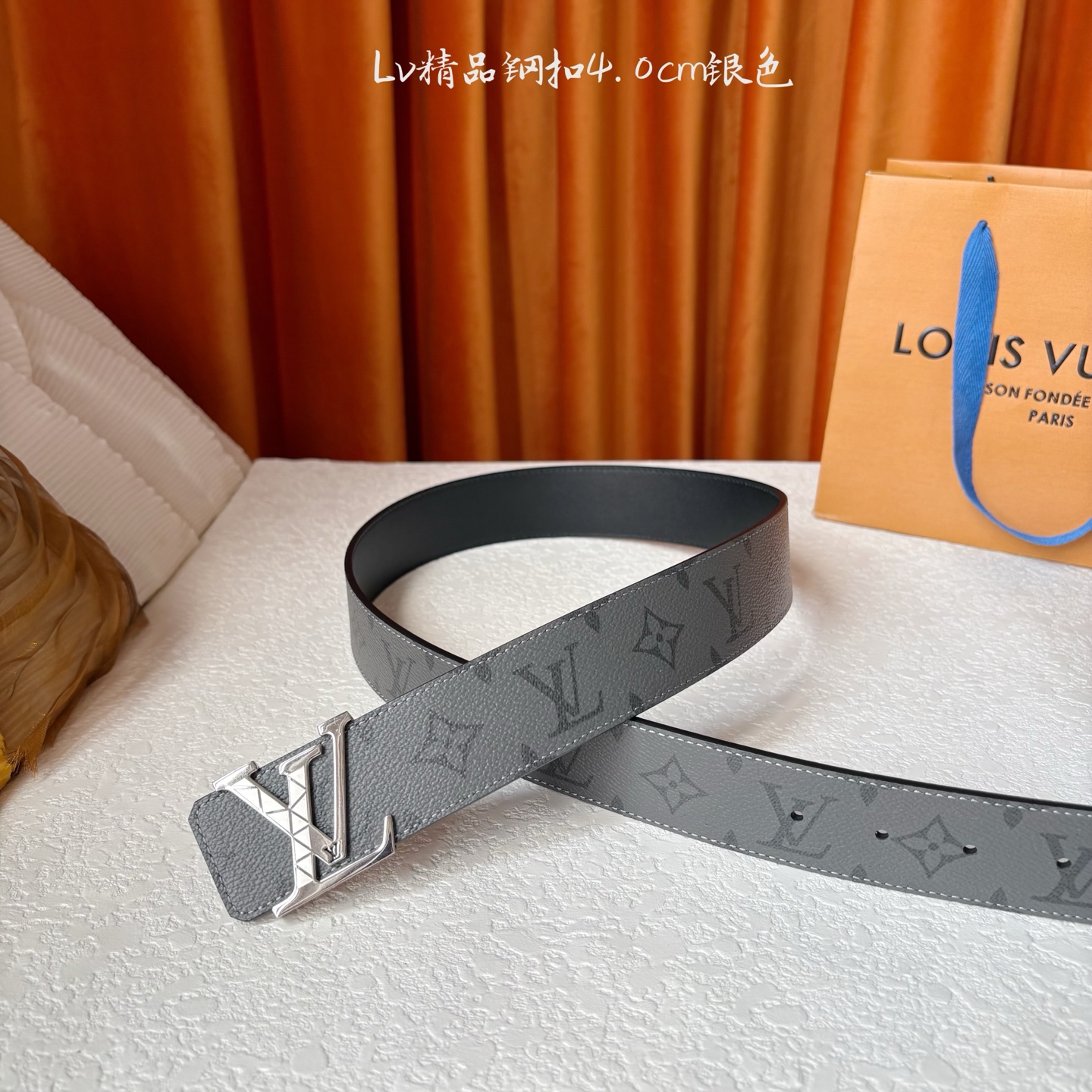 🅿️150【LOUIS VUITTON驴牌】：经典原单品质，经典印花面配原版平纹底，搭配原单精品钢扣，精工制作，细节看图，实物拍摄，高端奢华，宽度4.0cm