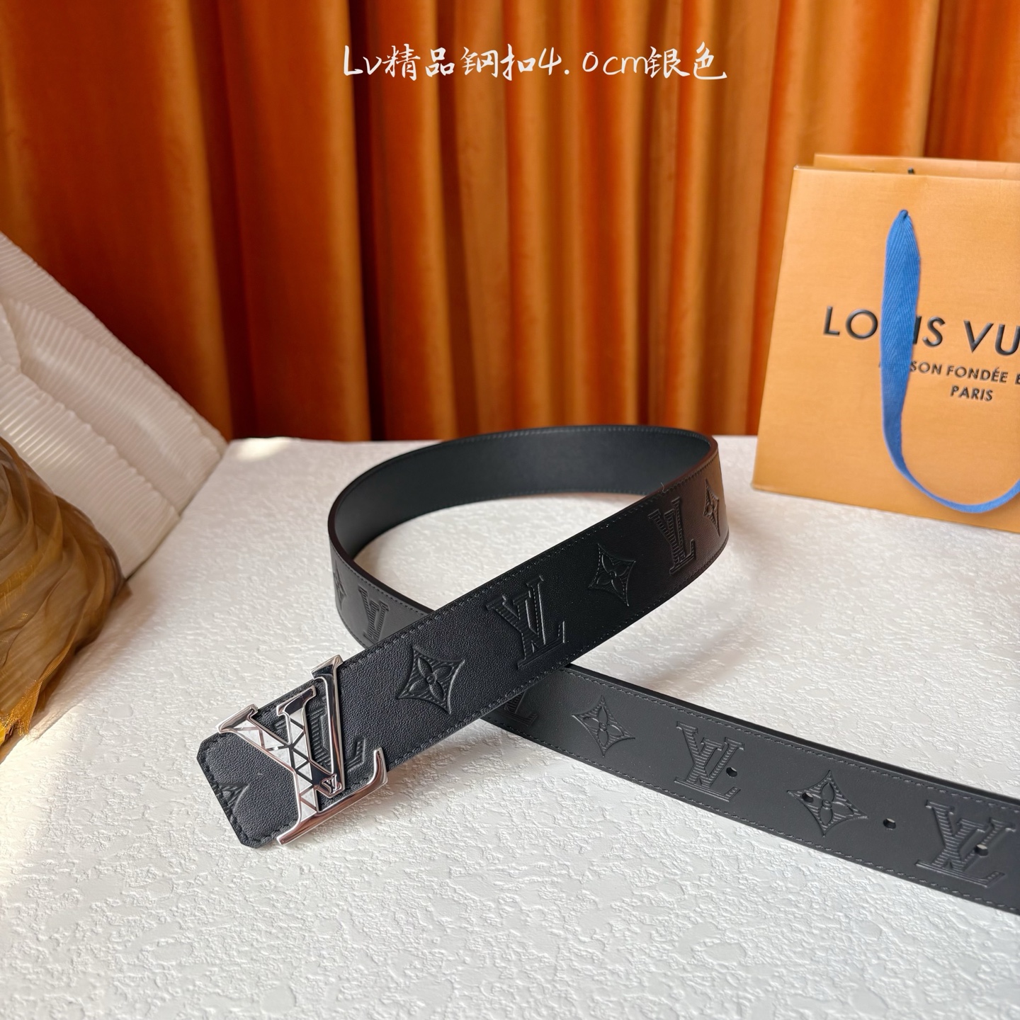🅿️150【LOUIS VUITTON驴牌】：经典原单品质，经典印花面配原版平纹底，搭配原单精品钢扣，精工制作，细节看图，实物拍摄，高端奢华，宽度4.0cm