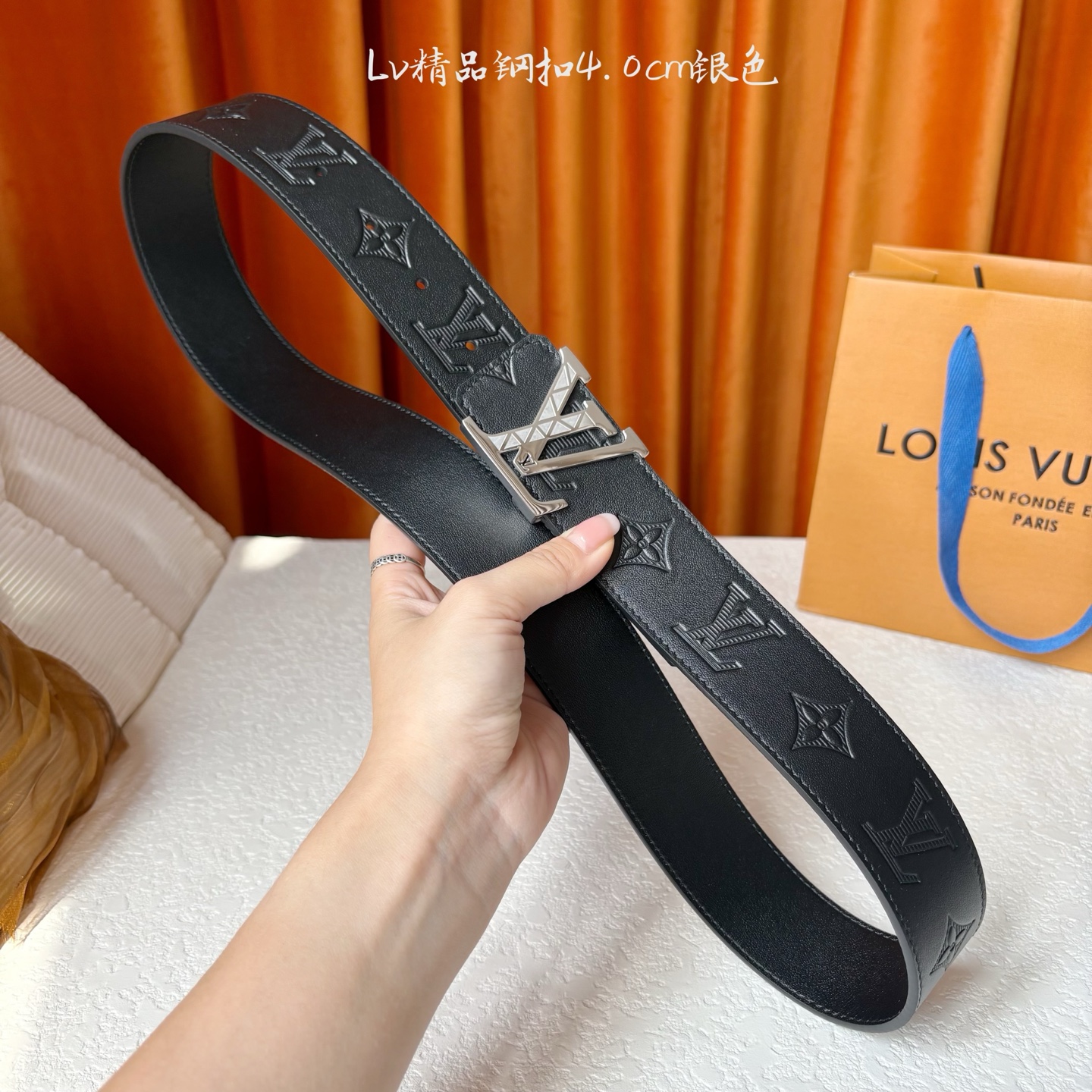 🅿️150【LOUIS VUITTON驴牌】：经典原单品质，经典印花面配原版平纹底，搭配原单精品钢扣，精工制作，细节看图，实物拍摄，高端奢华，宽度4.0cm
