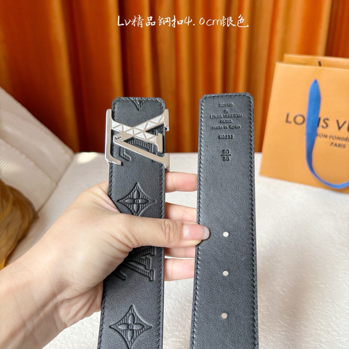 🅿️150【LOUIS VUITTON驴牌】：经典原单品质，经典印花面配原版平纹底，搭配原单精品钢扣，精工制作，细节看图，实物拍摄，高端奢华，宽度4.0cm