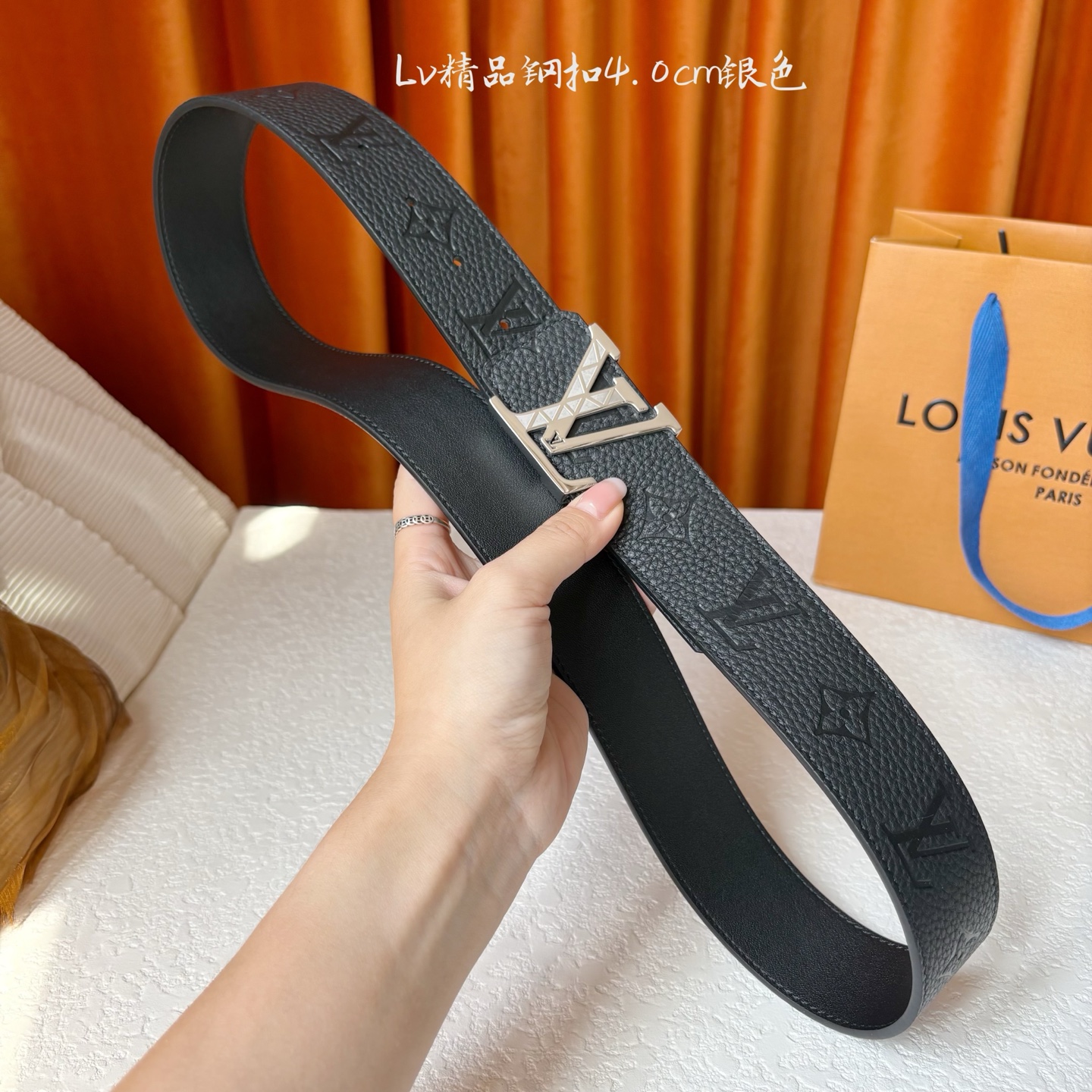 🅿️150【LOUIS VUITTON驴牌】：经典原单品质，经典印花面配原版平纹底，搭配原单精品钢扣，精工制作，细节看图，实物拍摄，高端奢华，宽度4.0cm
