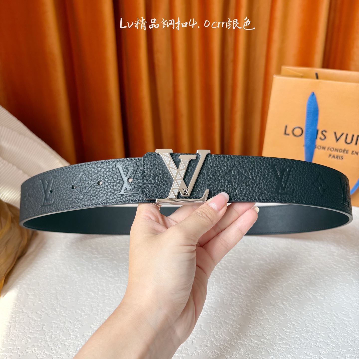 🅿️150【LOUIS VUITTON驴牌】：经典原单品质，经典印花面配原版平纹底，搭配原单精品钢扣，精工制作，细节看图，实物拍摄，高端奢华，宽度4.0cm